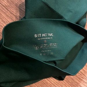 SET Active Green Leggings